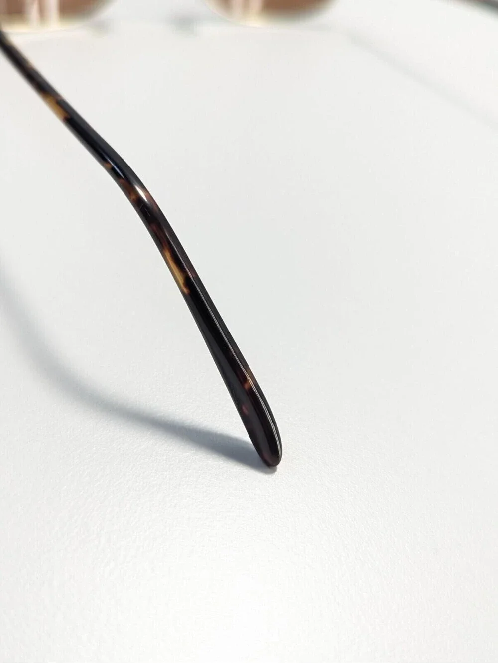 Harley-Davidson HDS 054 YG-1 135 Golden Tone Tortoise Frames ONLY Y2K
